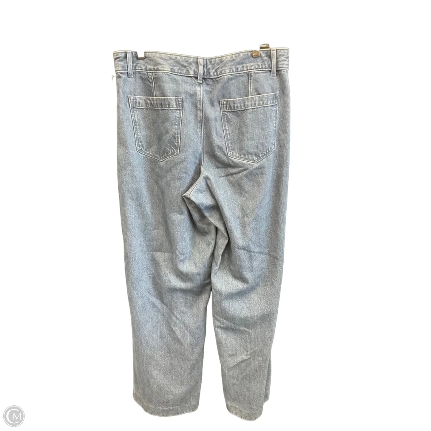 Jeans Wide Leg By Banana Republic In Blue Denim, Size: 12