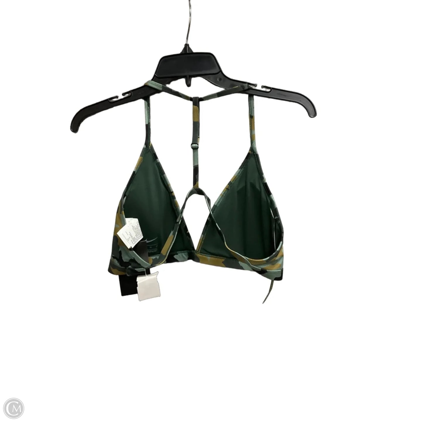Swimsuit Top By Nike Apparel In Camouflage Print, Size: Xl