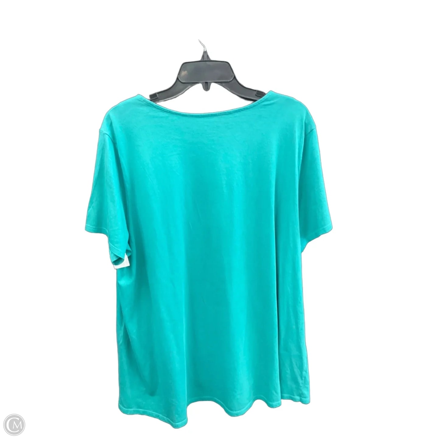 Top Short Sleeve By Pure Jill In Teal, Size: Xl