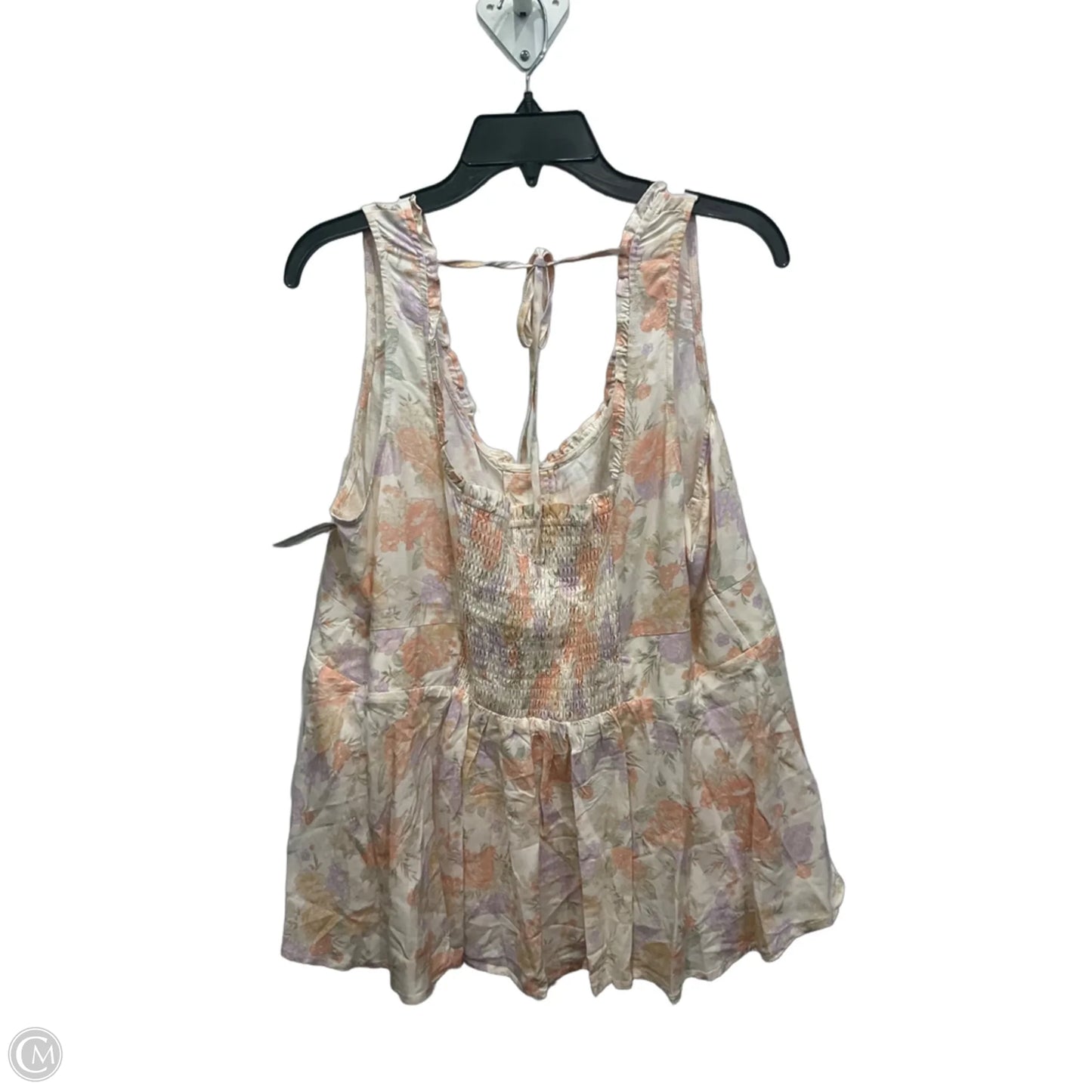 Top Sleeveless By Torrid In Floral Print, Size: 1x