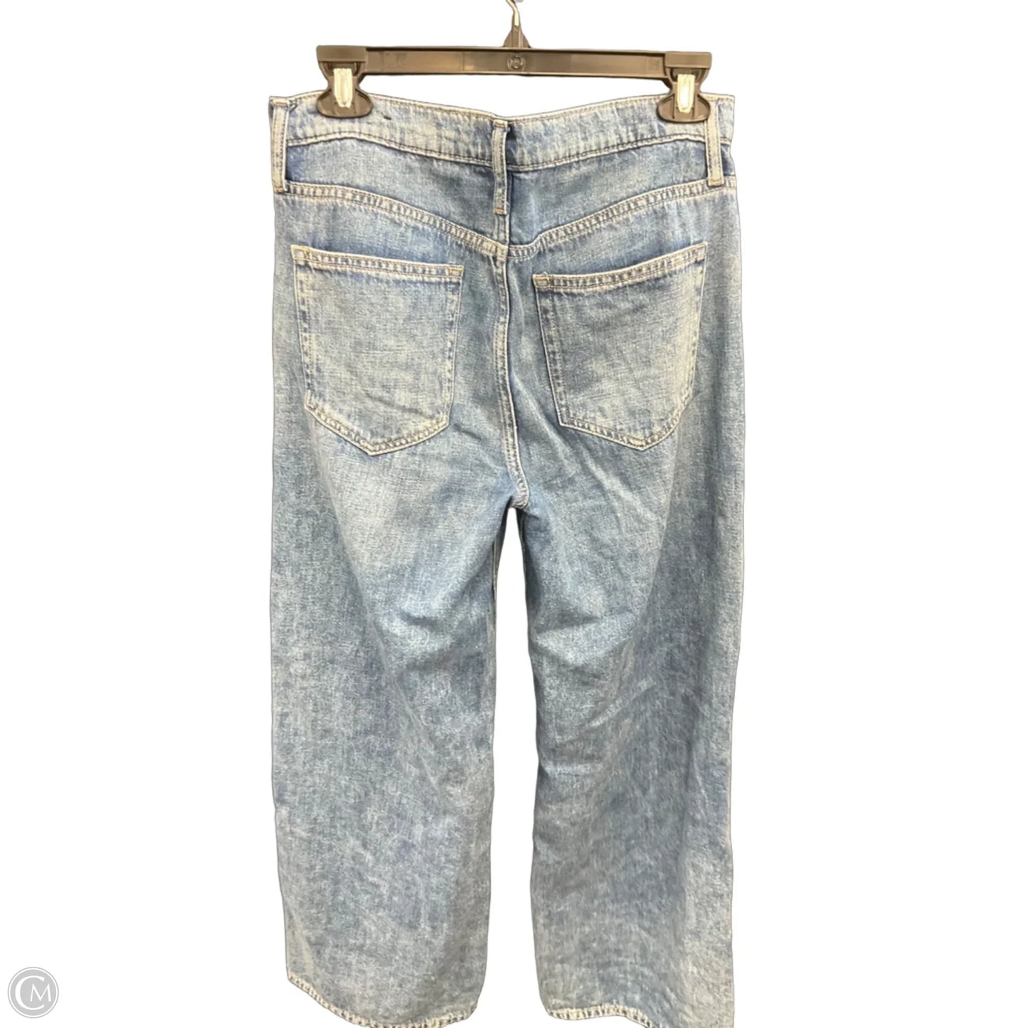 Jeans Wide Leg By Gap In Blue Denim, Size: 6