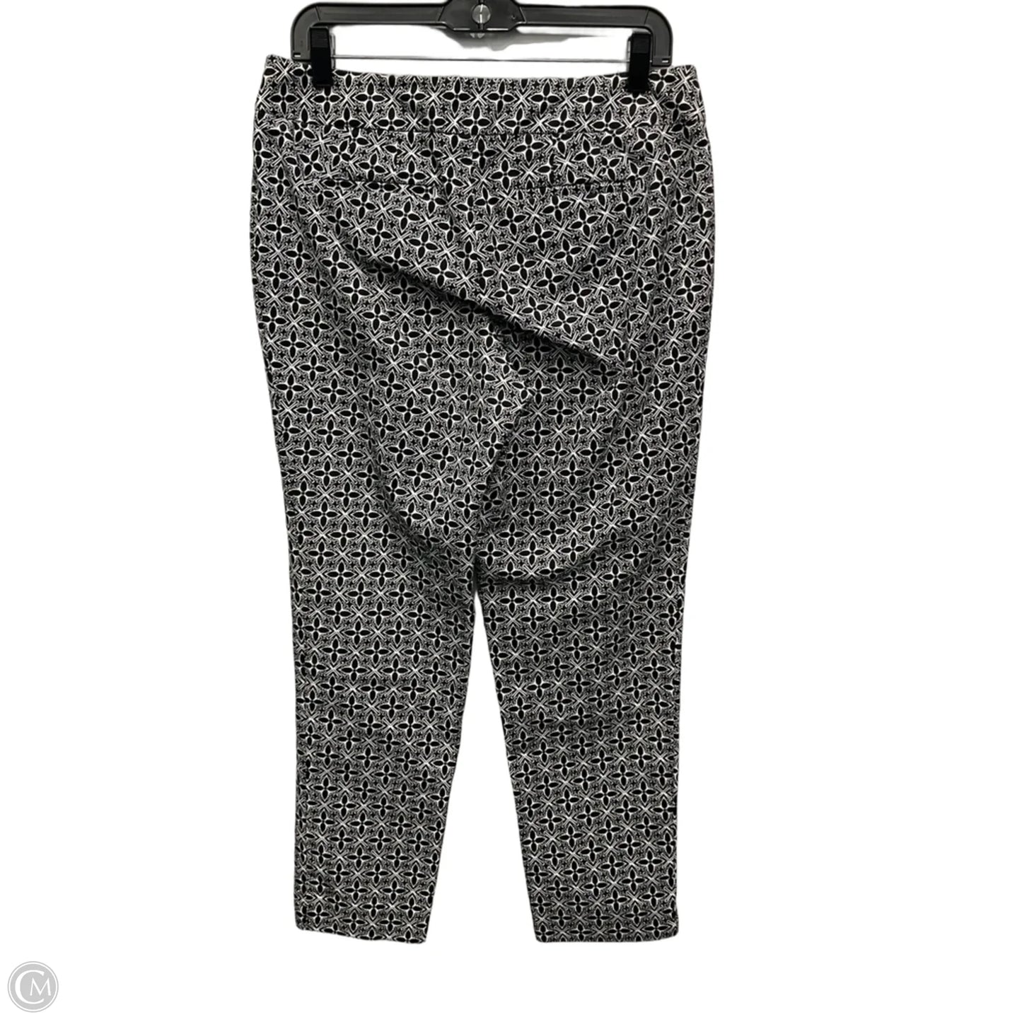 Pants Cropped By Talbots In Black & White, Size: 10