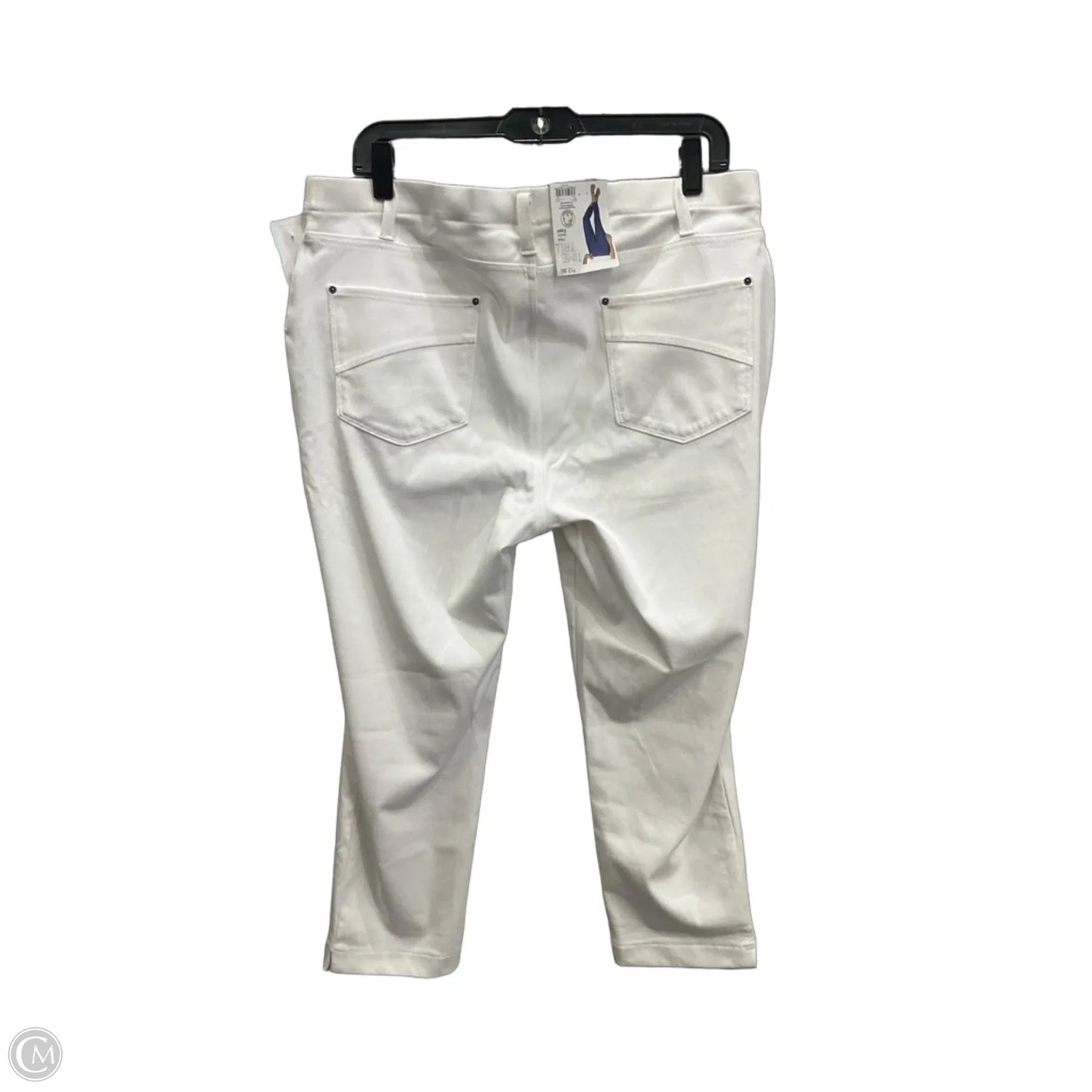 Pants Cropped By Time And Tru In White, Size: 20