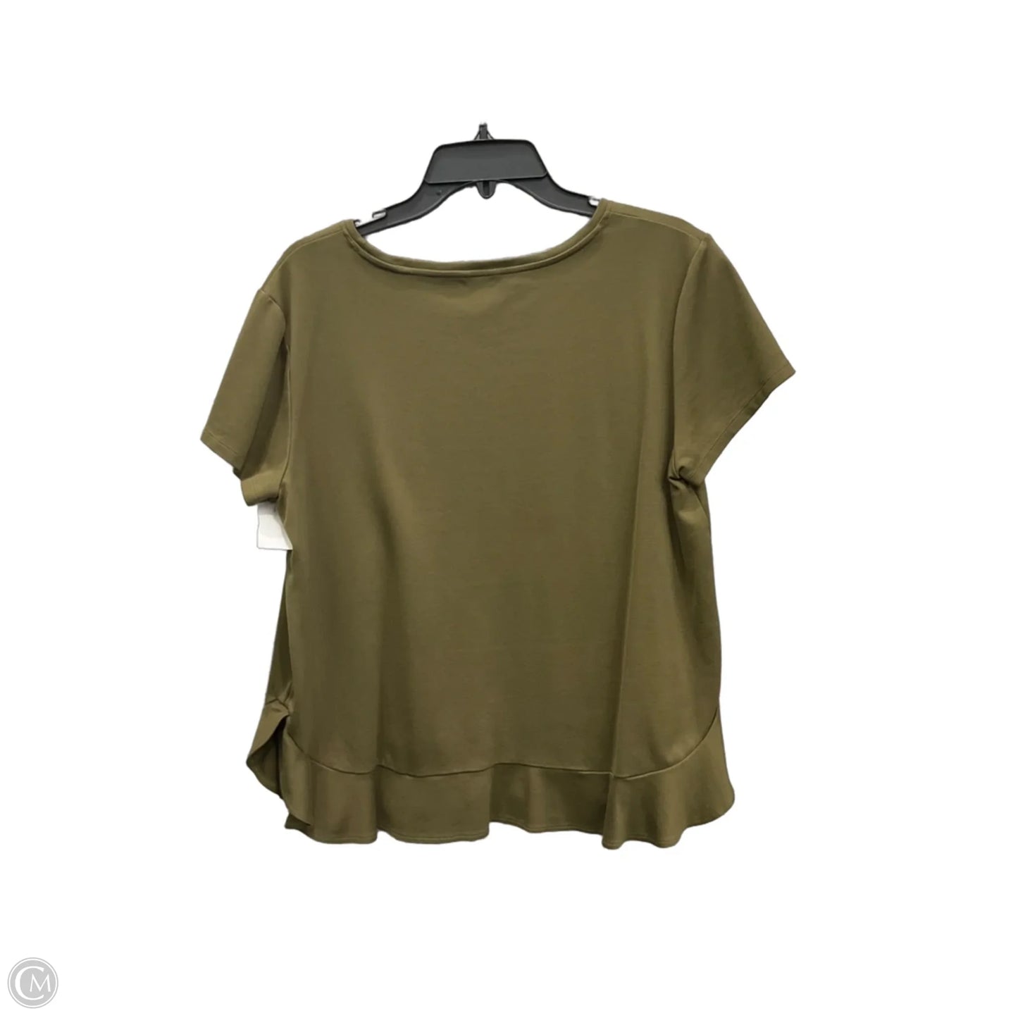 Top Short Sleeve By Ann Taylor In Green, Size: Xl