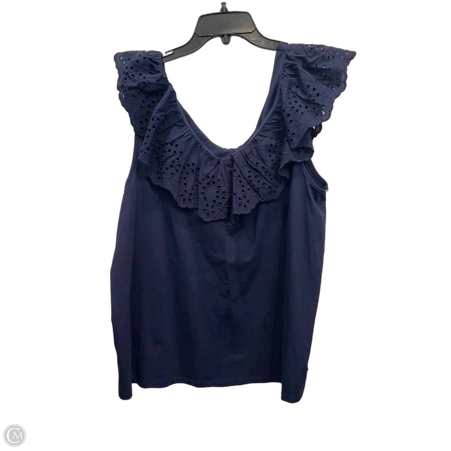 Top Sleeveless By Lane Bryant In Navy, Size: 2x