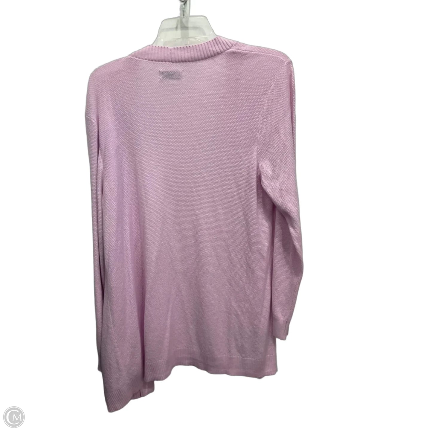 Cardigan By Croft And Barrow In Pink, Size: L