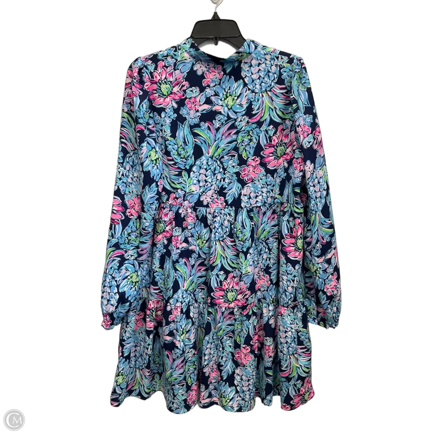 Dress Designer By Lilly Pulitzer In Blue & Pink, Size: M