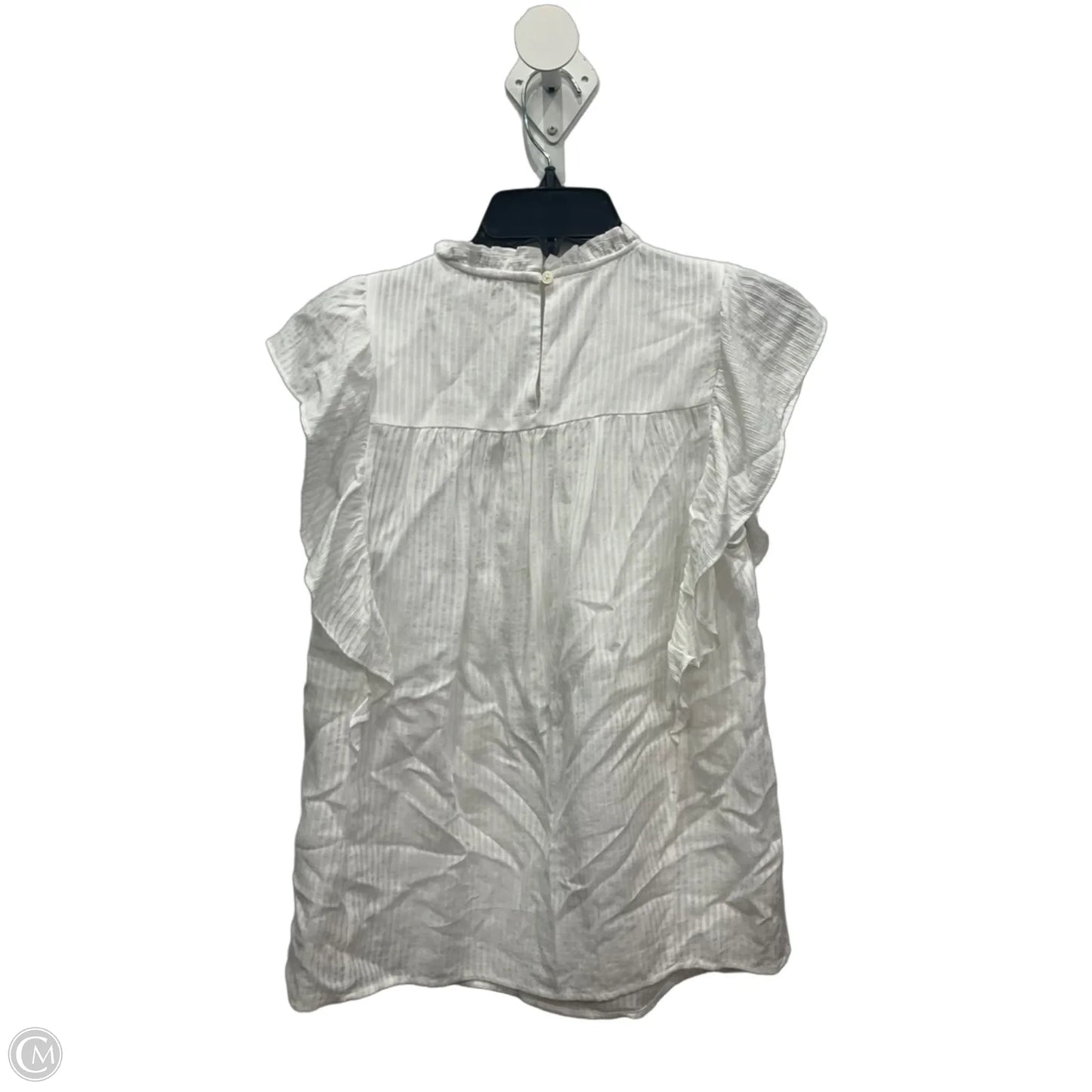 Top Sleeveless By Loft In White, Size: S