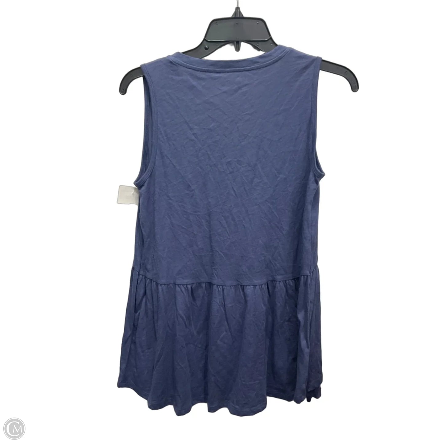 Top Sleeveless By Loft In Blue, Size: Sp