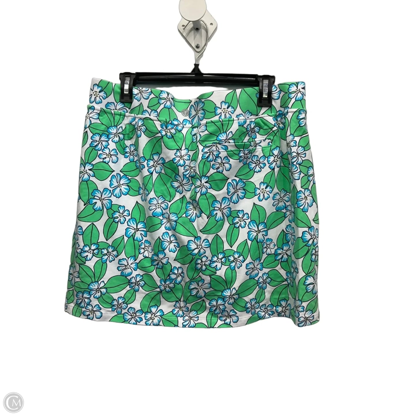 Skirt Midi By Talbots In Blue & Green, Size: 12