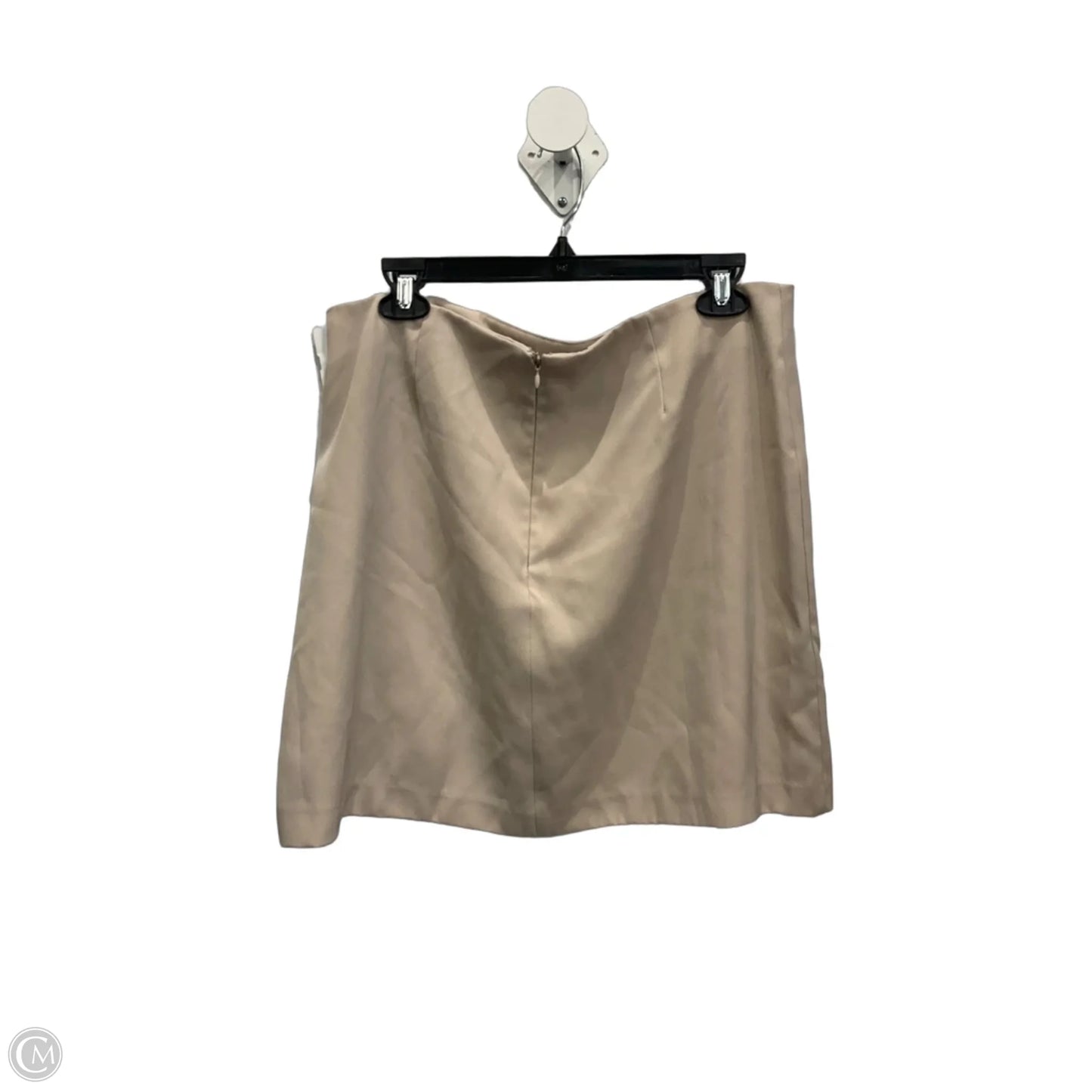 Skirt Midi By Clothes Mentor In Tan, Size: 12