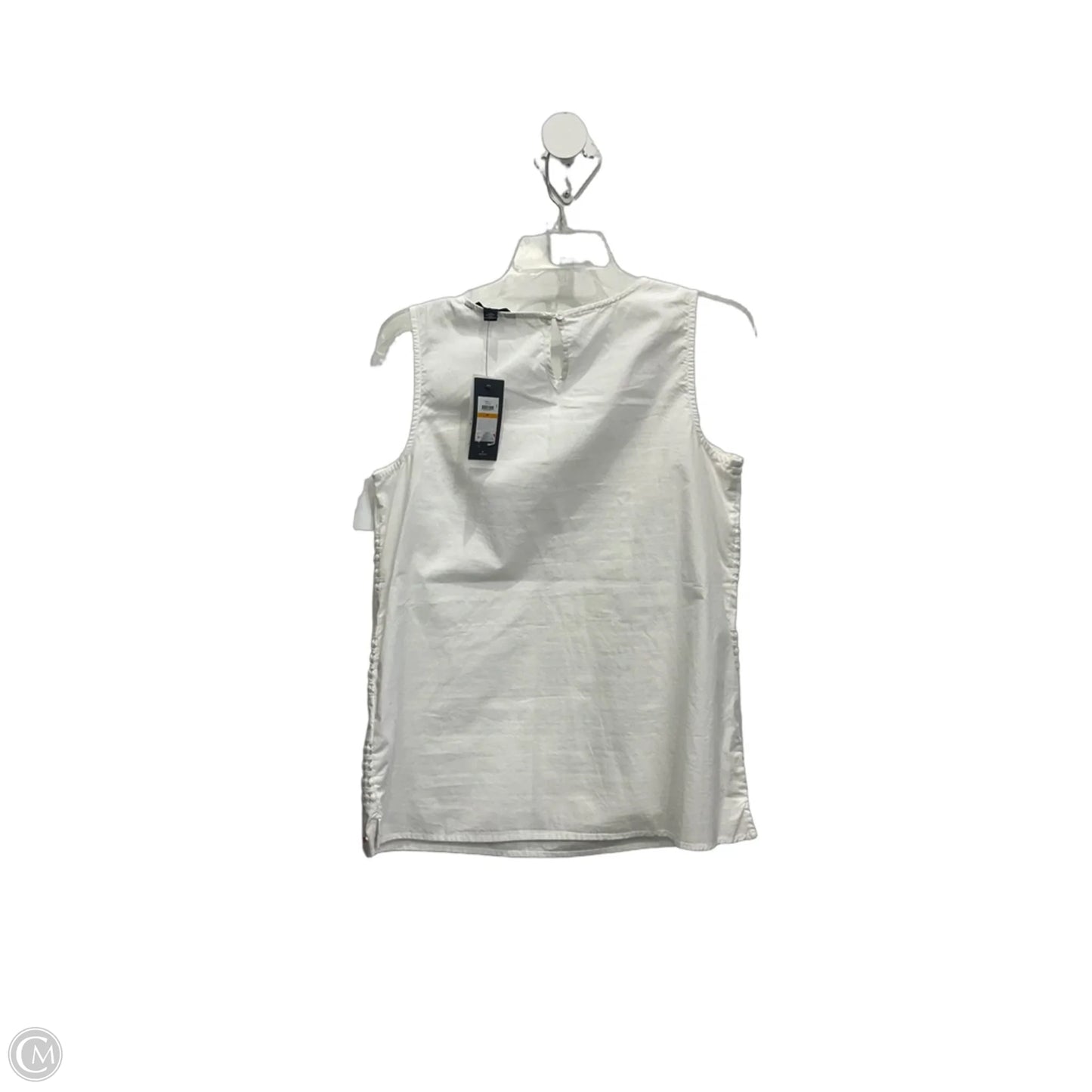 Top Sleeveless By Tommy Hilfiger In White, Size: Sp