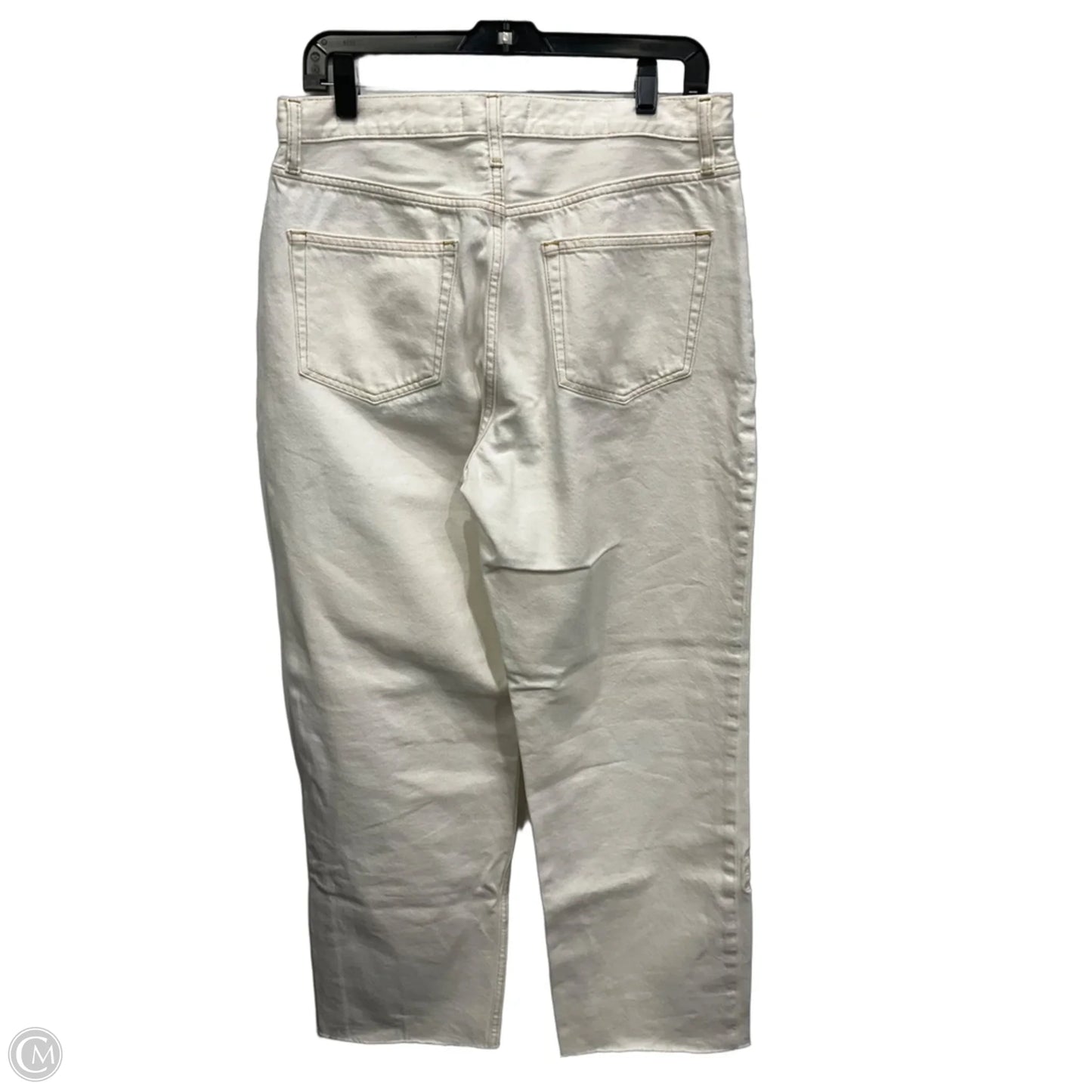 Jeans Straight By Etica In White Denim, Size: 8