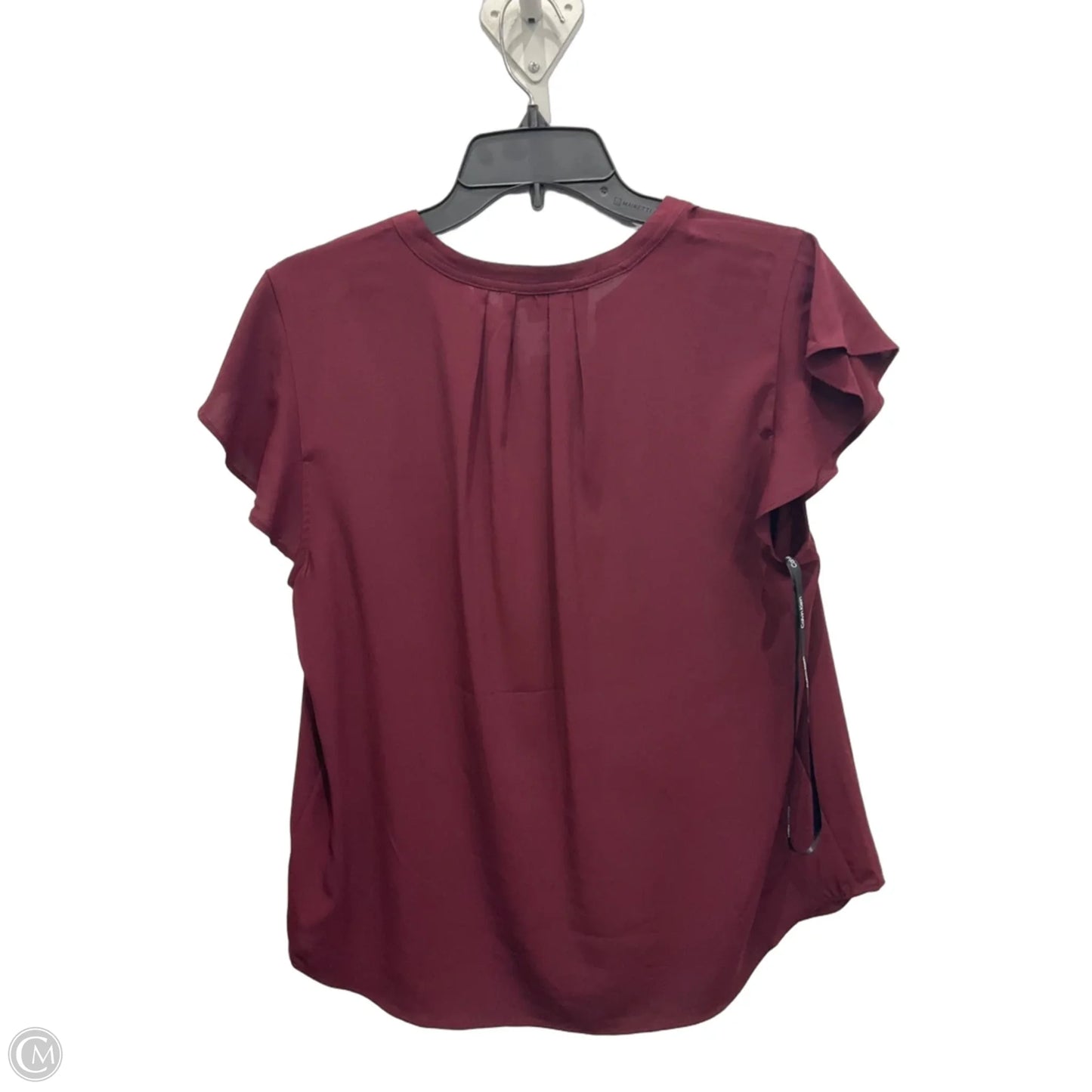 Top Sleeveless By Calvin Klein In Red, Size: L