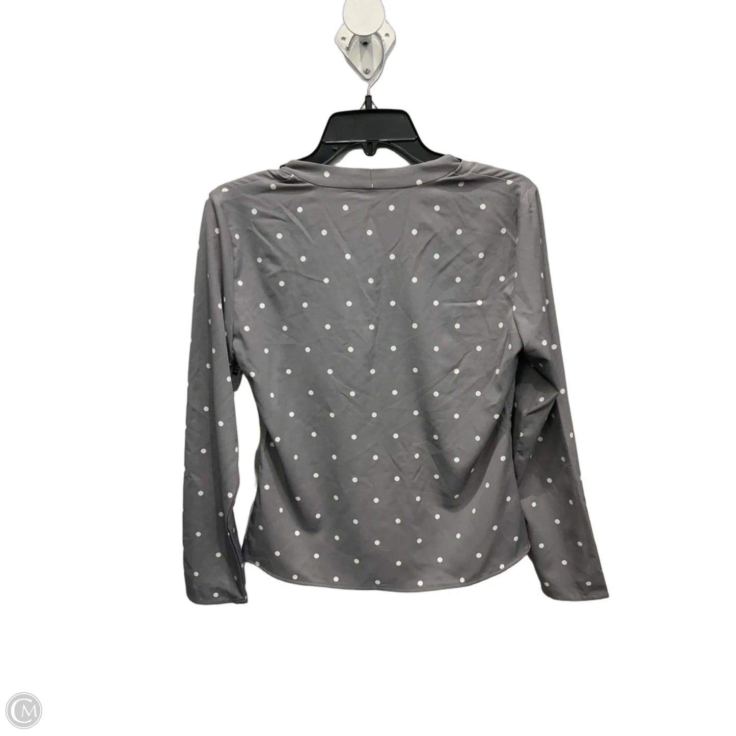 Top Long Sleeve By Ann Taylor In Grey, Size: S