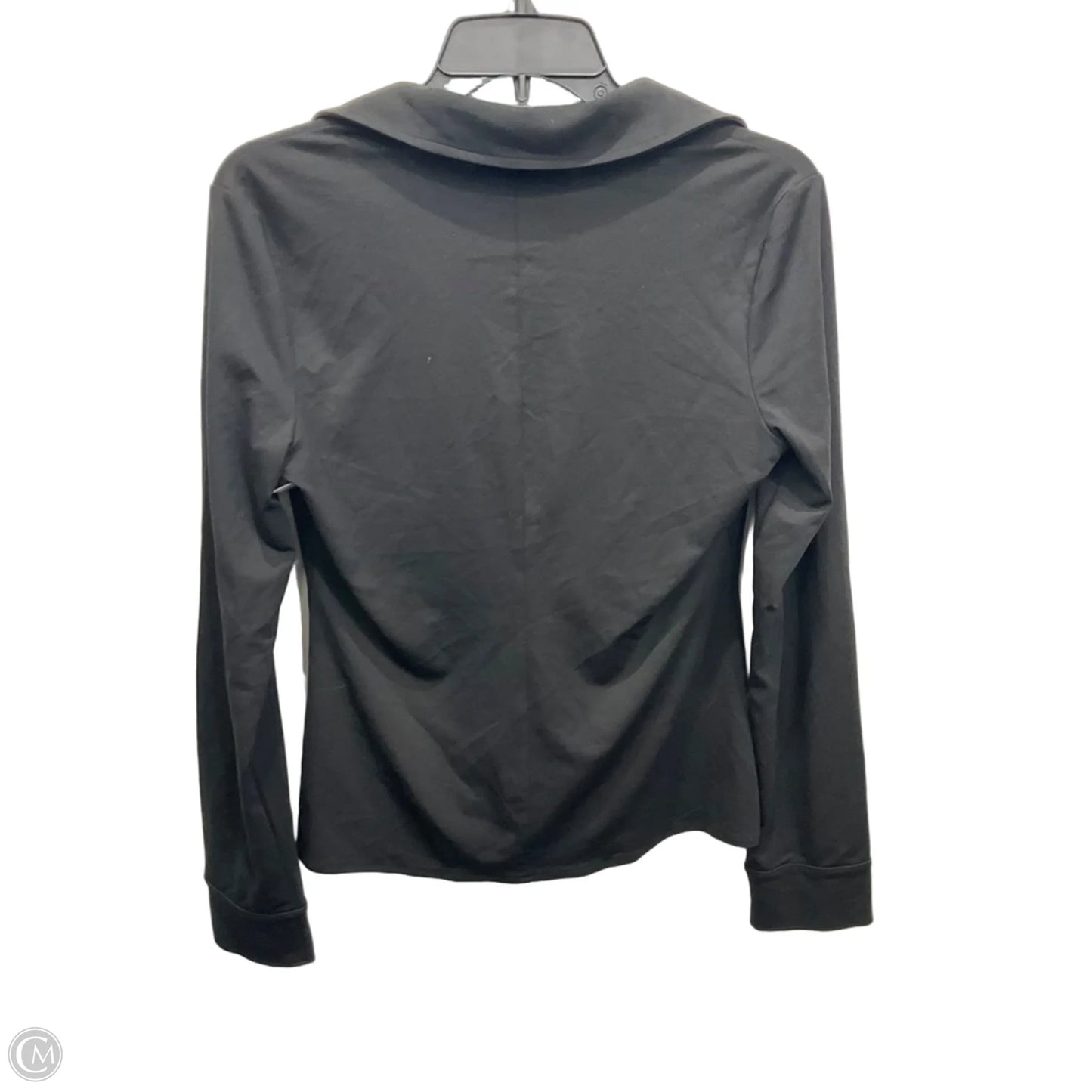 Top Long Sleeve By Banana Republic In Black, Size: S