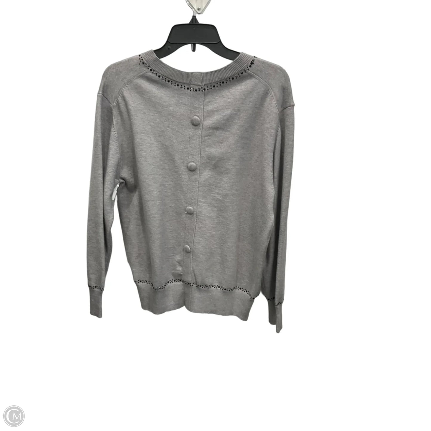 Top Long Sleeve By Coco And Carmen In Grey, Size: S