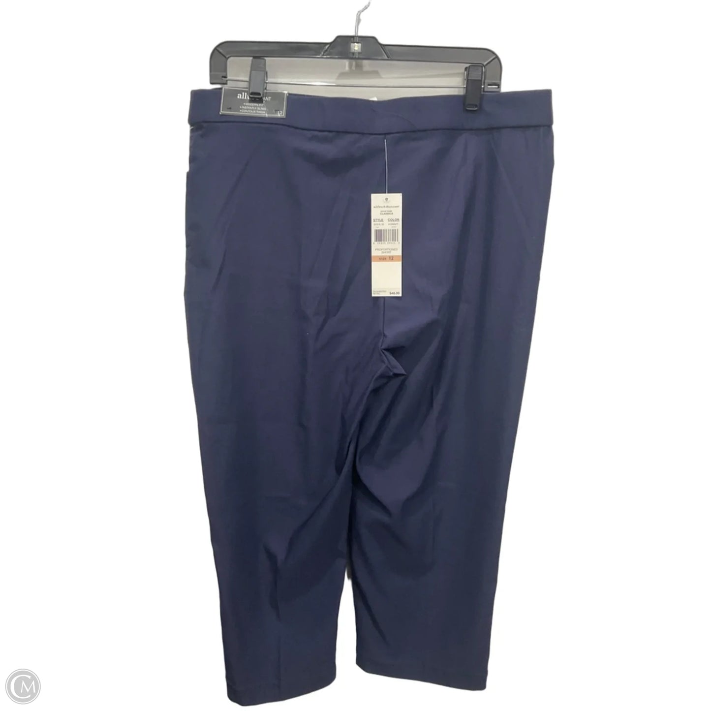 Pants Cropped By Alfred Dunner In Navy, Size: 12