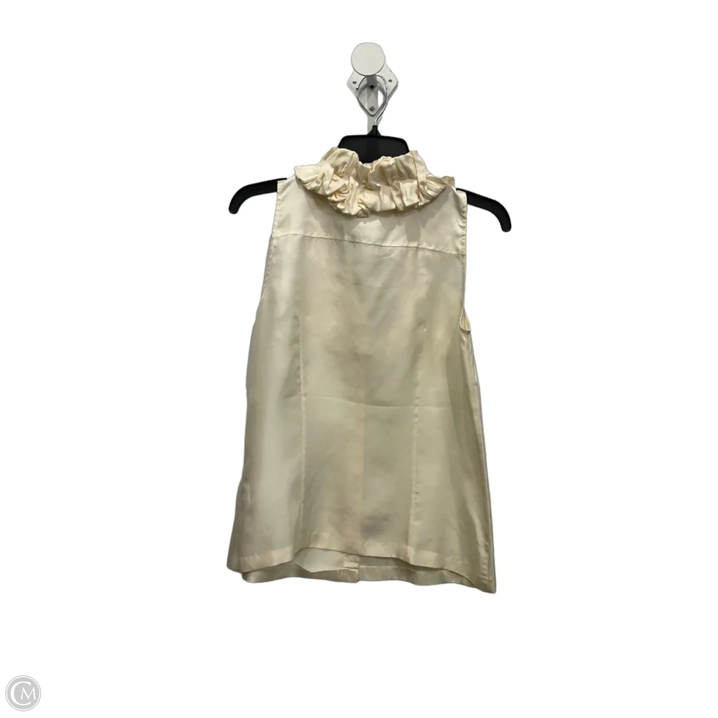 Top Sleeveless By J. Crew In Cream, Size: Xs