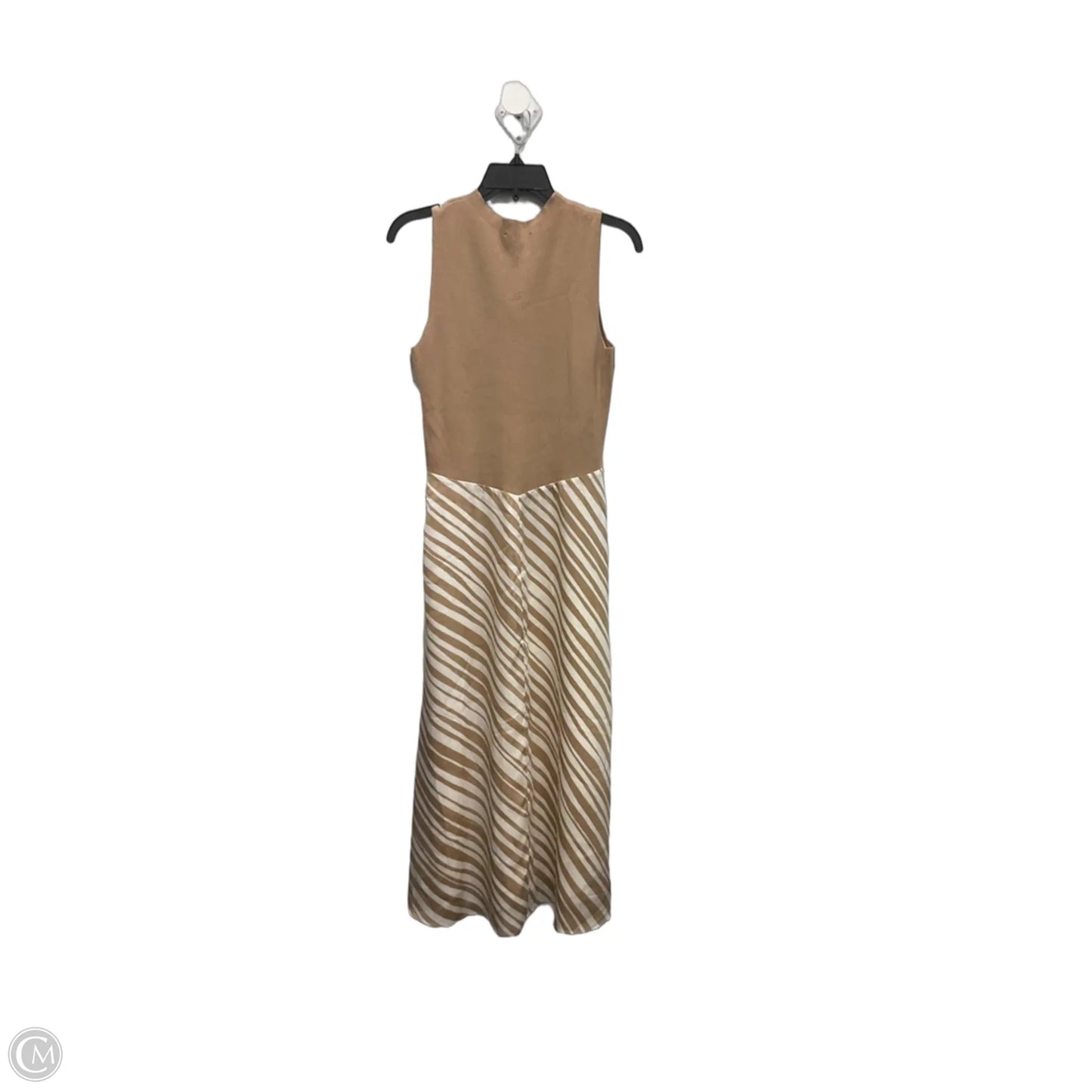 Dress Casual Maxi By Ann Taylor In Tan, Size: S