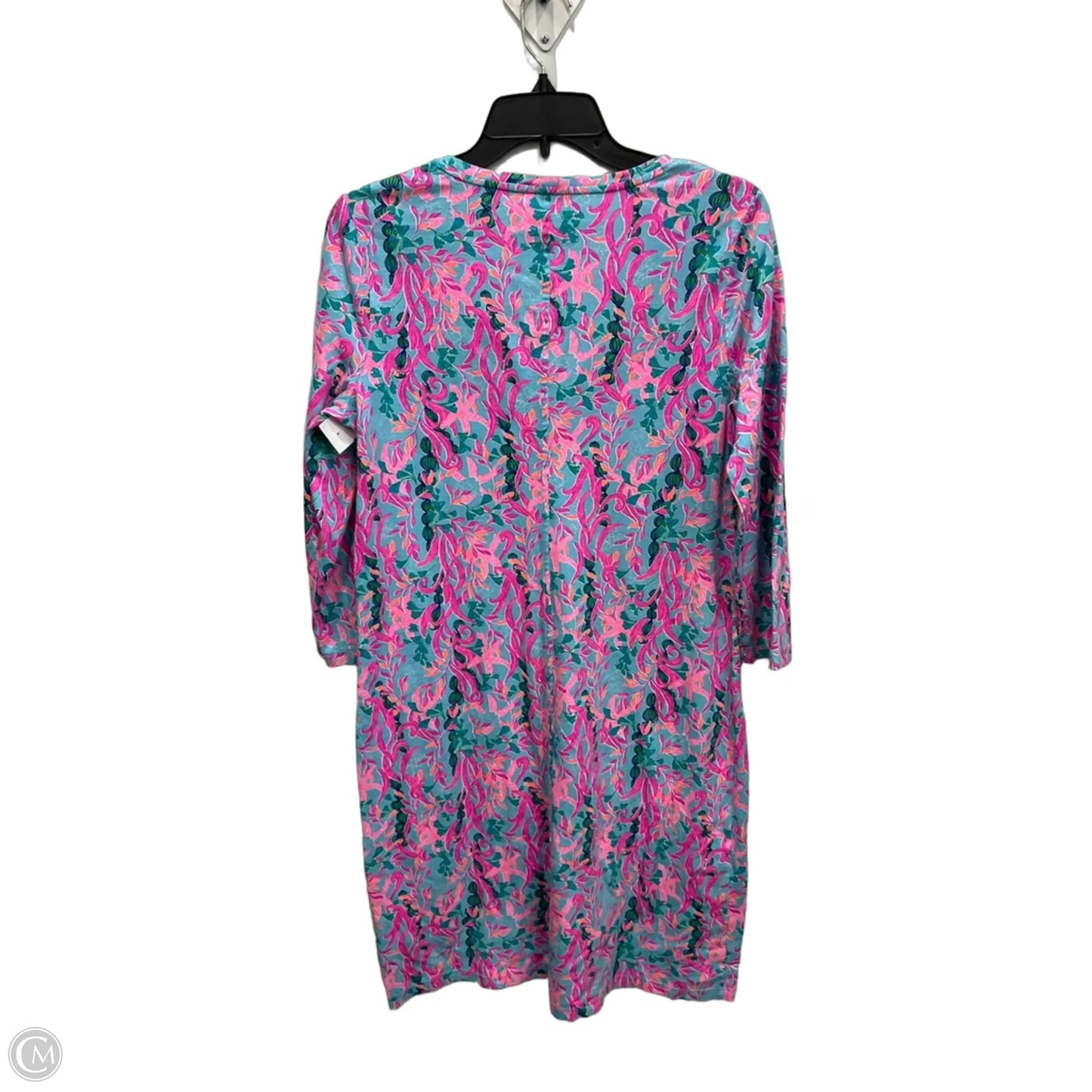 Dress Designer By Lilly Pulitzer In Blue & Pink, Size: L
