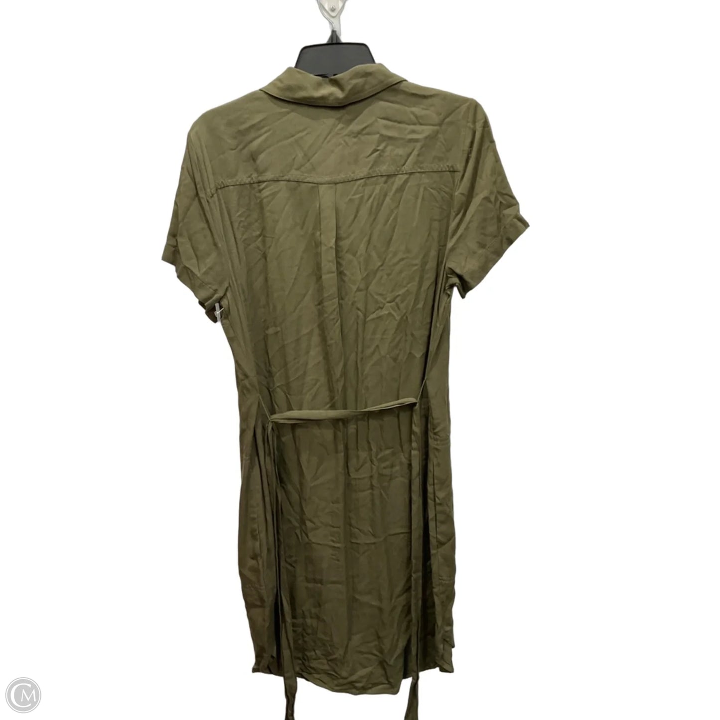Dress Casual Midi By Dkny In Green, Size: M