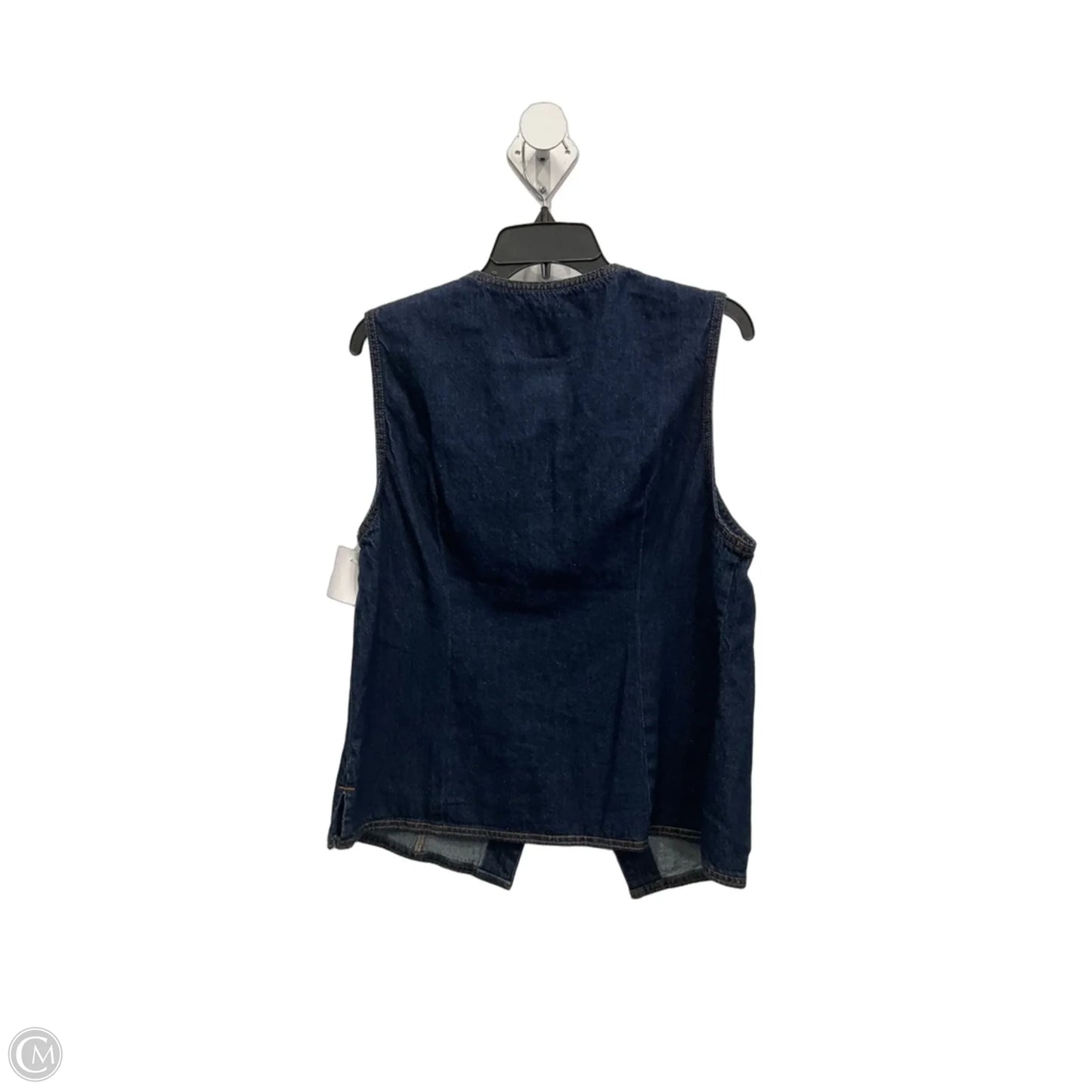 Blouse Sleeveless By Sanctuary In Blue Denim, Size: S