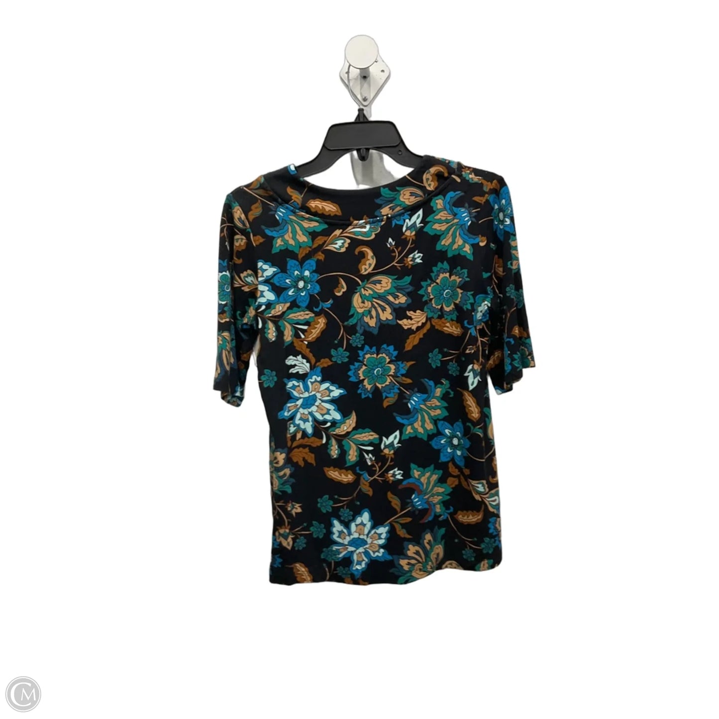 Top Short Sleeve By Clothes Mentor In Paisley Print, Size: S
