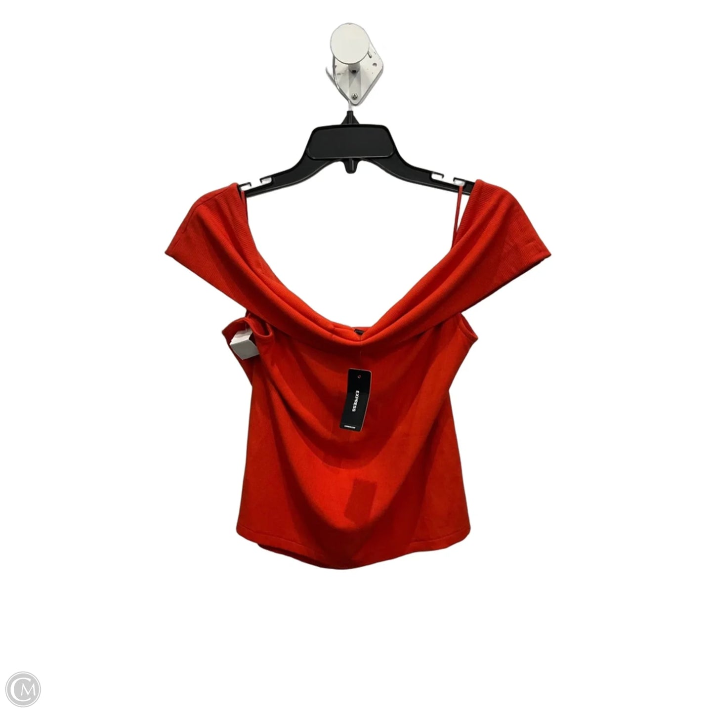 Top Sleeveless By Express In Orange, Size: Xl