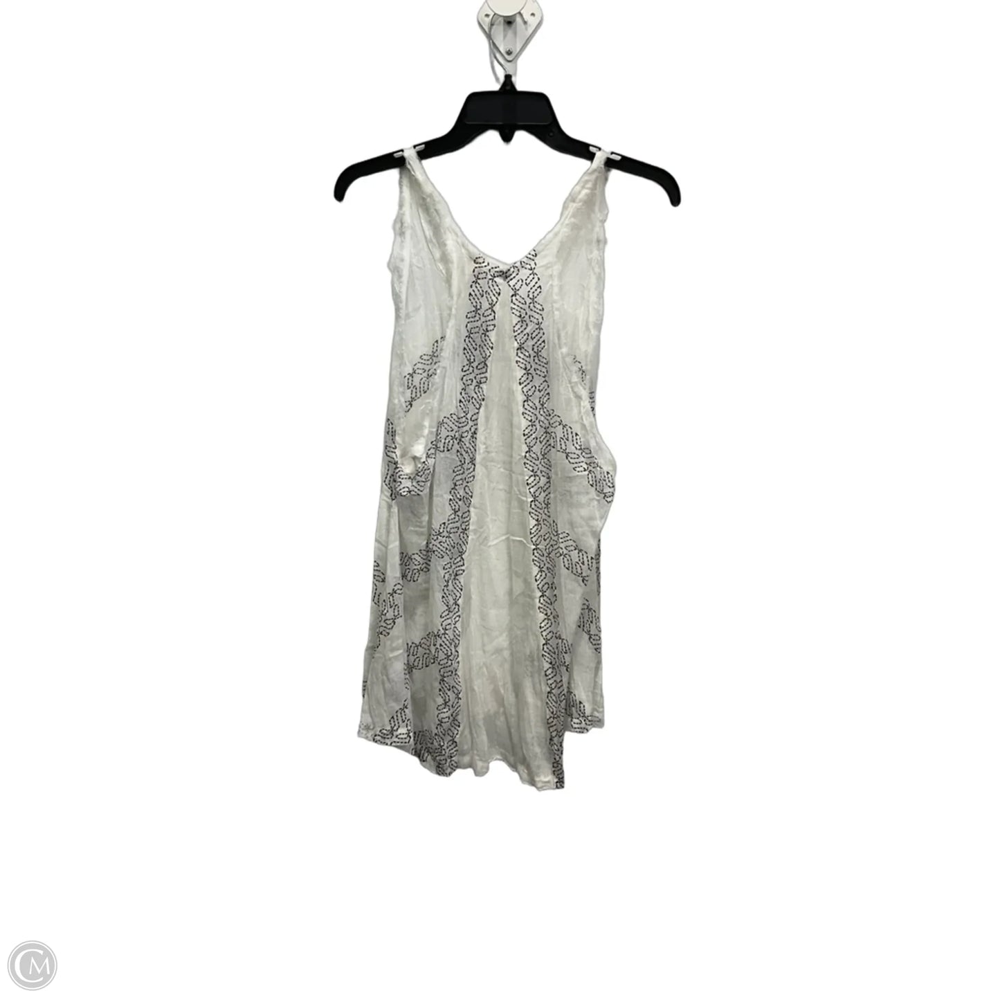 Tank Top By Free People In Black & White, Size: S