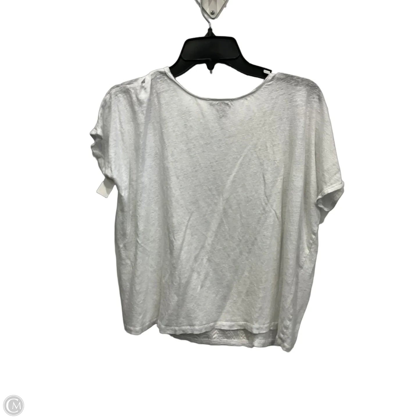 Top Short Sleeve By J. Crew In White, Size: M