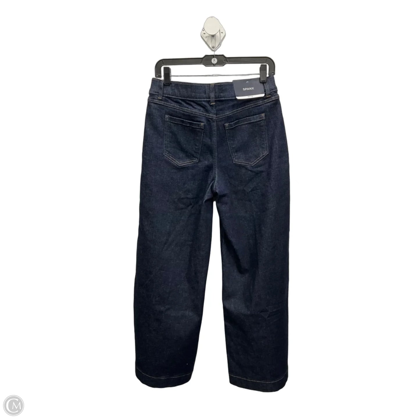 Jeans Wide Leg By Spanx In Blue Denim, Size: 12