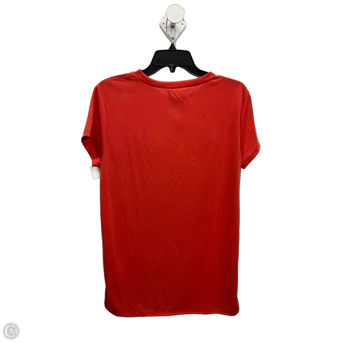Top Short Sleeve By Green Envelope In Orange, Size: S