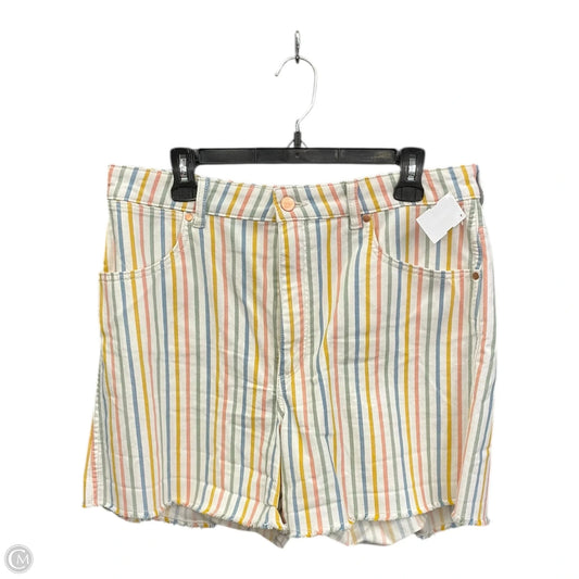 Shorts By Wrangler In Striped Pattern, Size: 16
