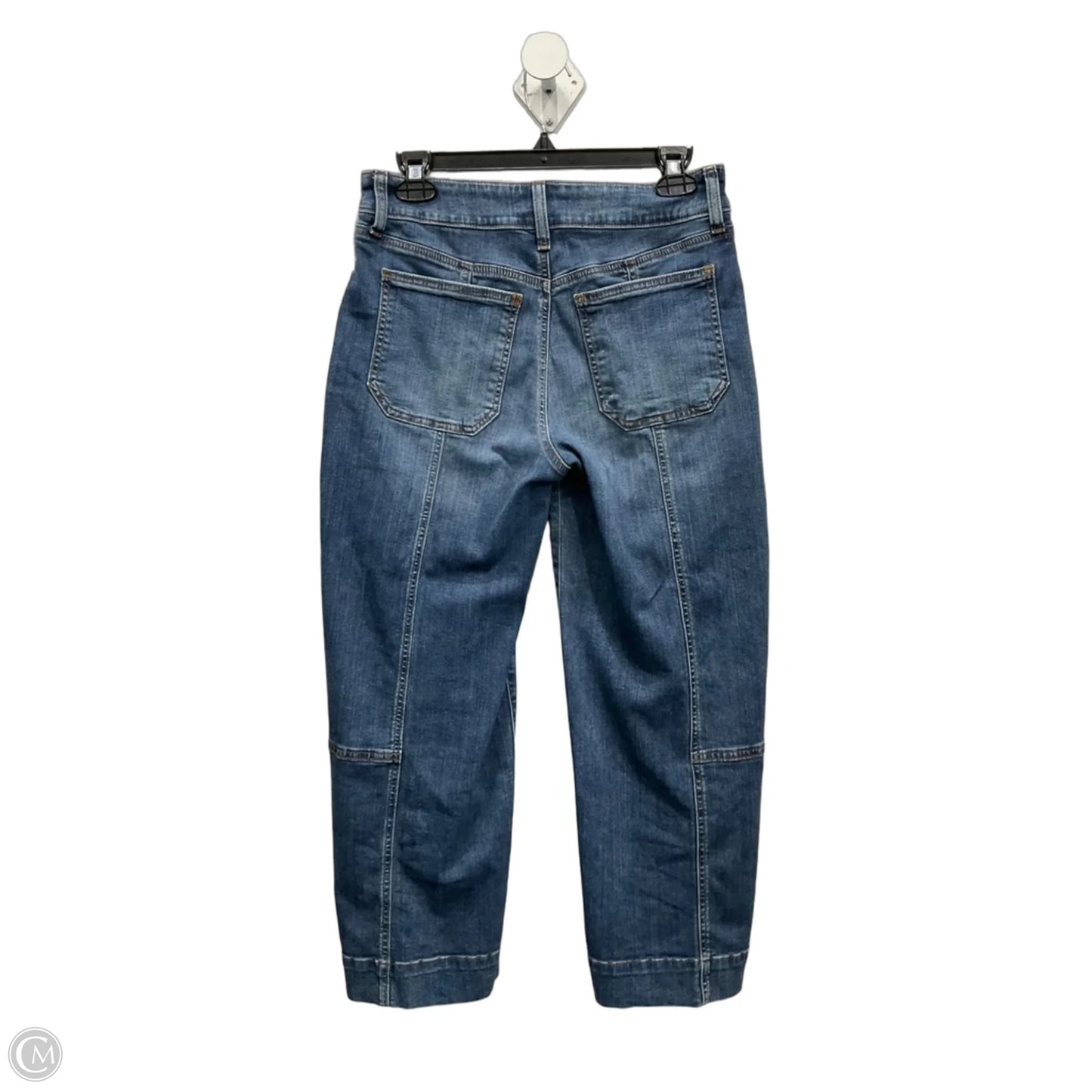 Jeans Wide Leg By Chicos In Blue Denim, Size: 2