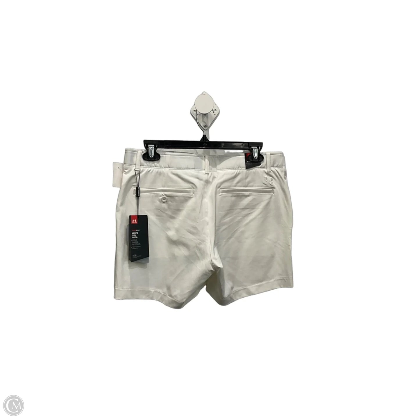 Athletic Shorts By Under Armour In White, Size: M