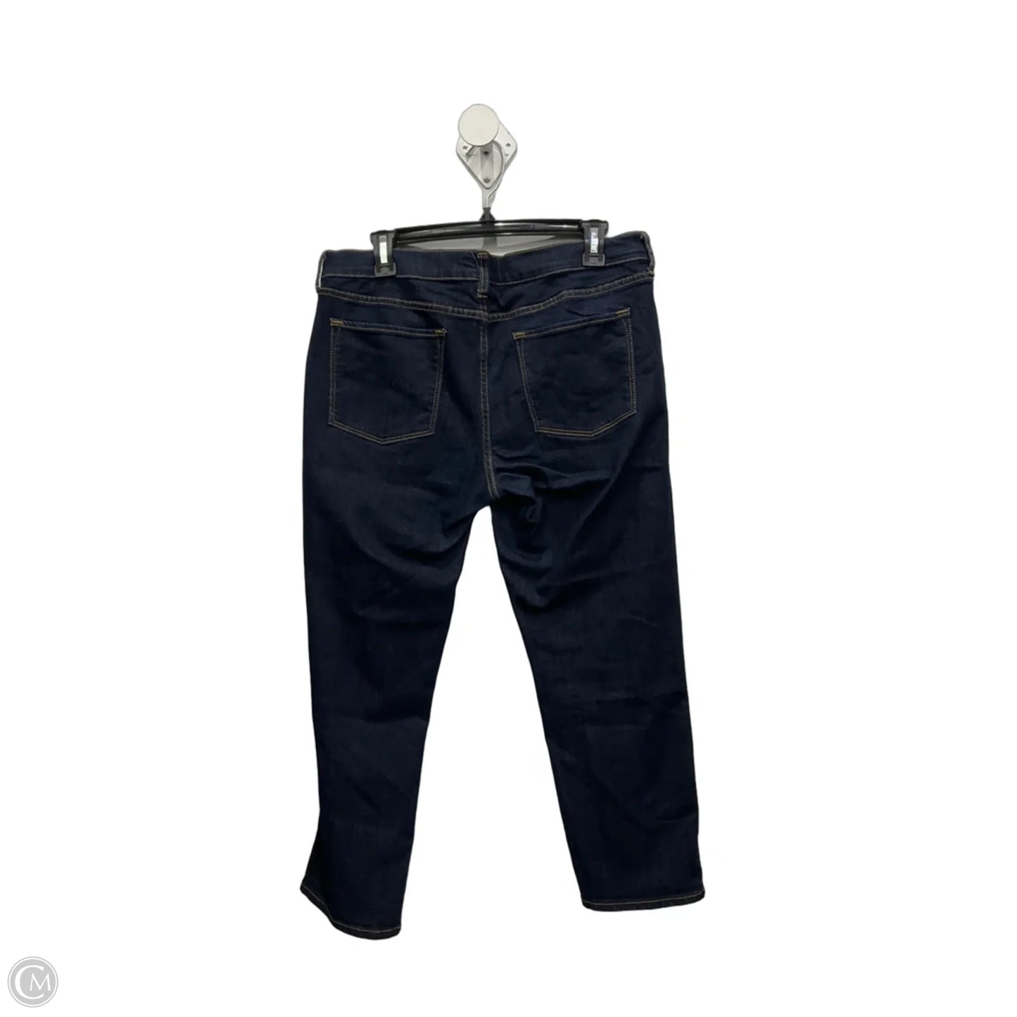 Jeans Skinny By Banana Republic In Blue Denim, Size: 12