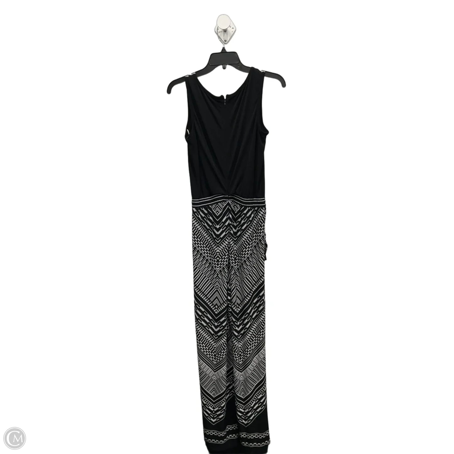 Jumpsuit By Calvin Klein In Black & White, Size: S