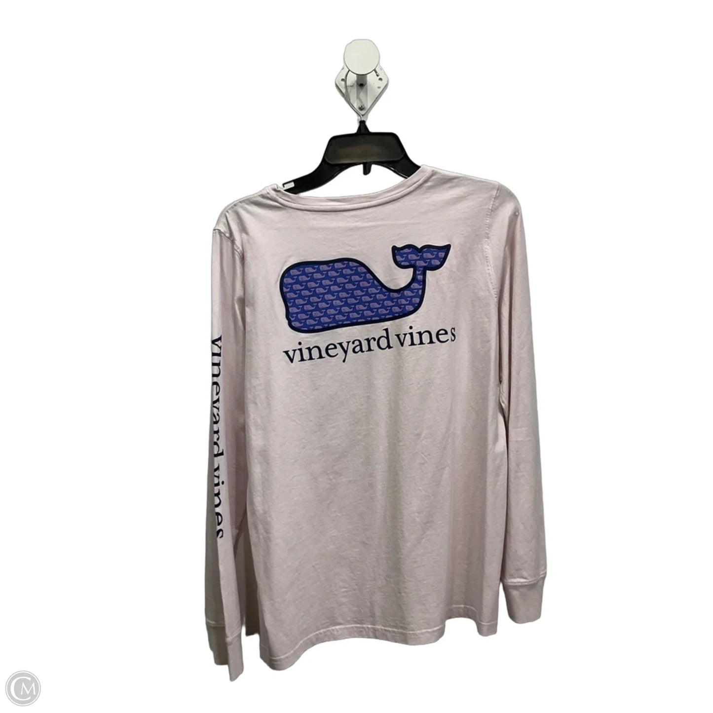 Top Long Sleeve By Vineyard Vines In Pink, Size: M
