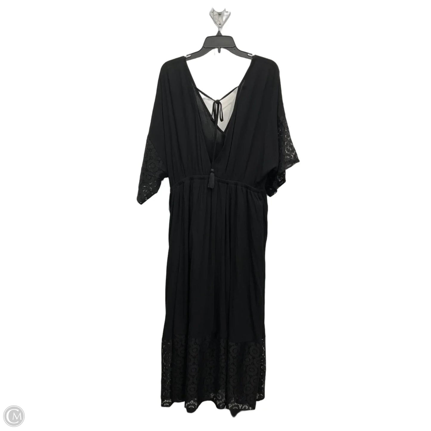 Dress Casual Maxi By Clothes Mentor In Black, Size: 1x