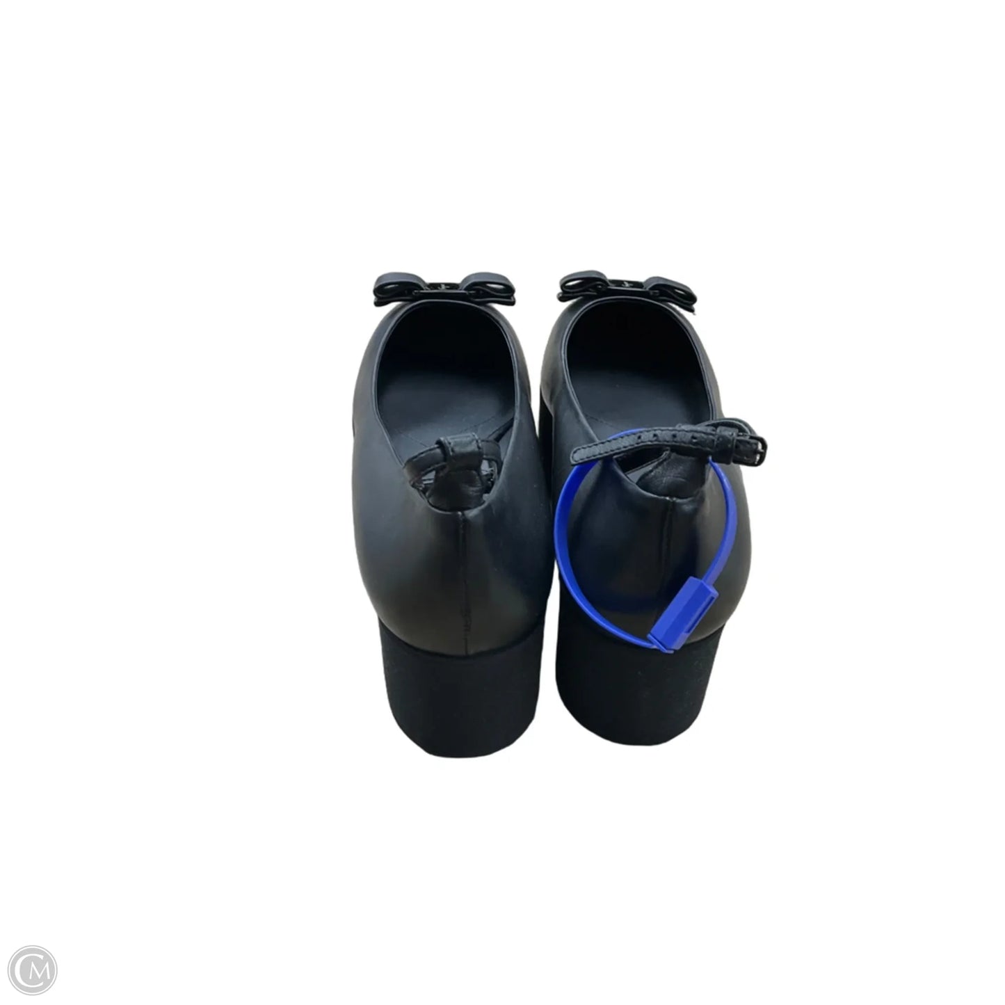 Shoes Luxury Designer By Ferragamo In Black, Size: 8