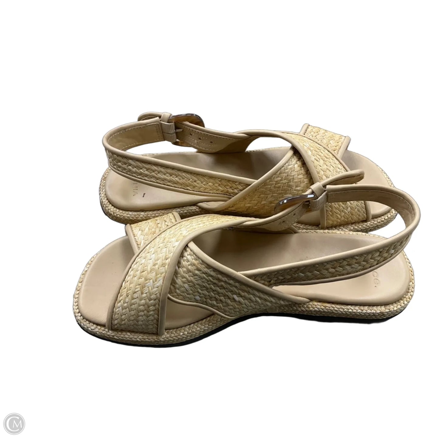 Sandals Flats By Vince In Tan, Size: 9.5