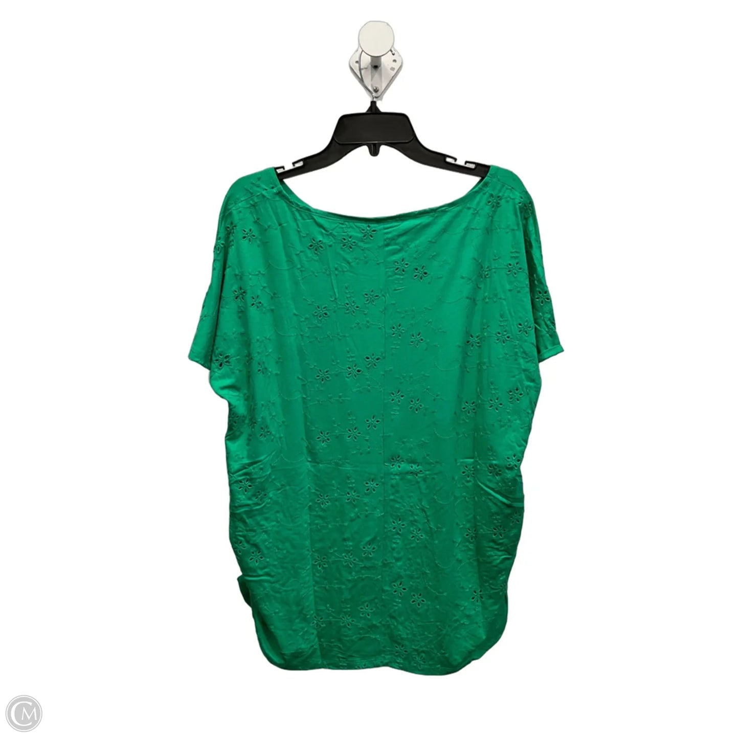 Top Short Sleeve By C Est. 1946 In Green, Size: Xl