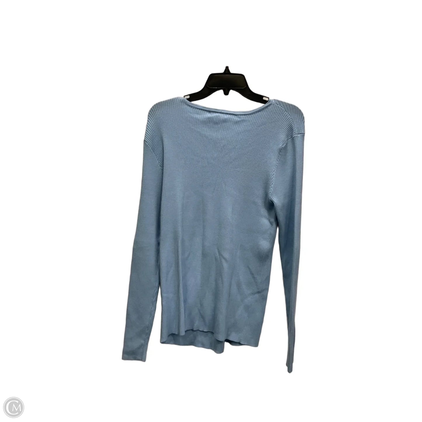 Top Long Sleeve By Cato In Blue, Size: Xl