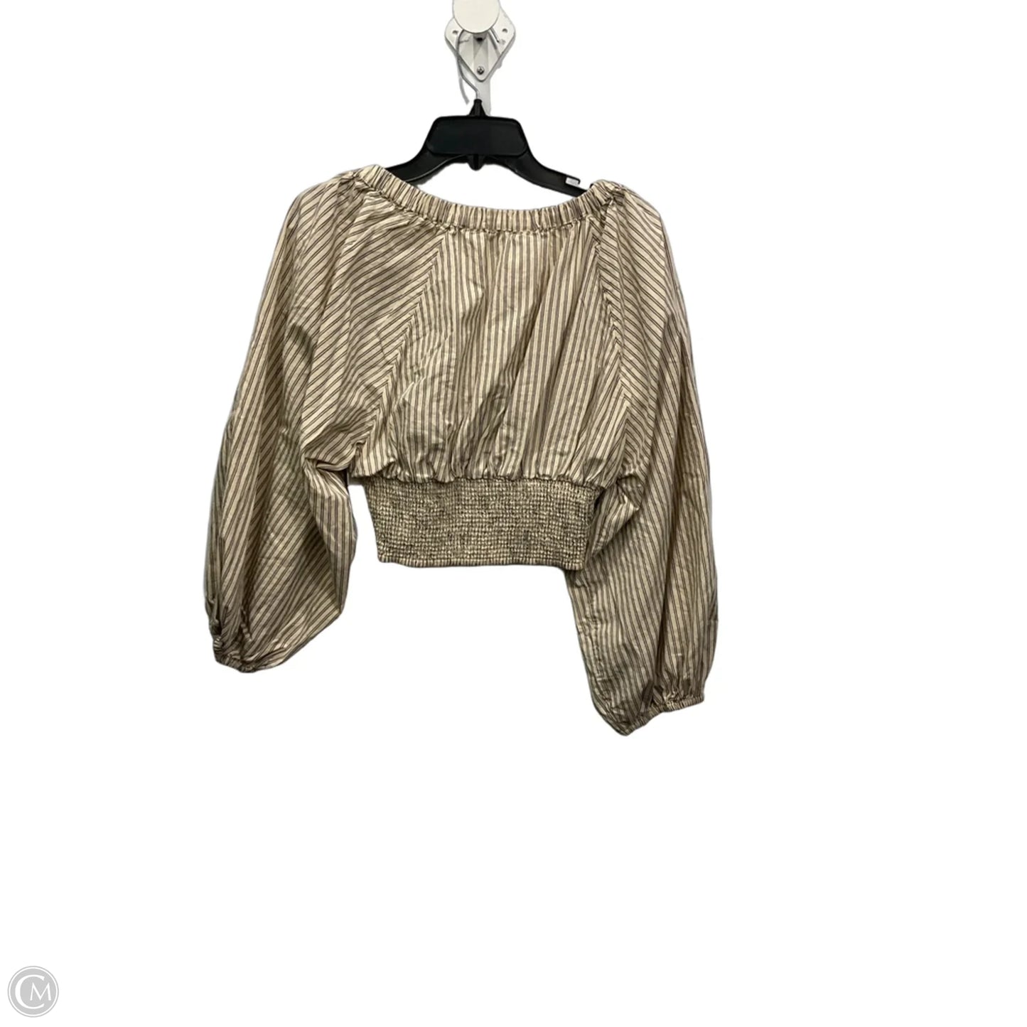 Top Long Sleeve By Free People In Striped Pattern, Size: Sp