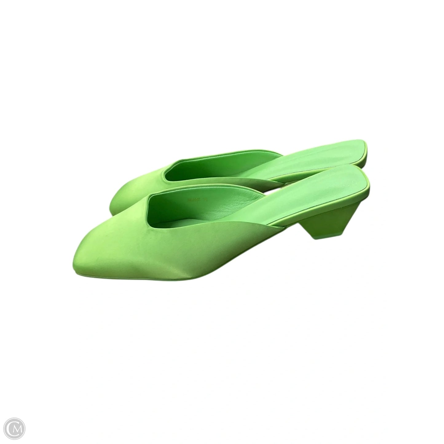Shoes Heels Kitten By Cmf In Green, Size: 10