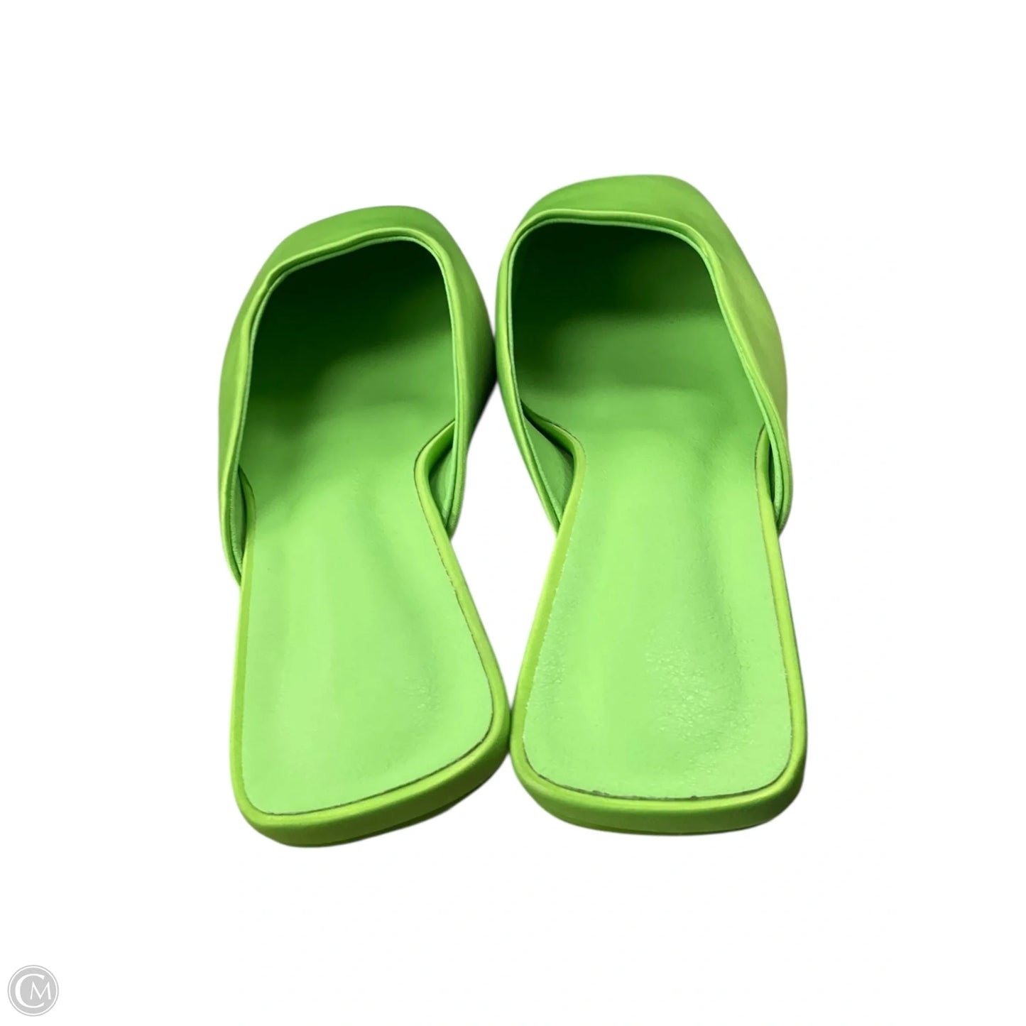 Shoes Heels Kitten By Cmf In Green, Size: 10