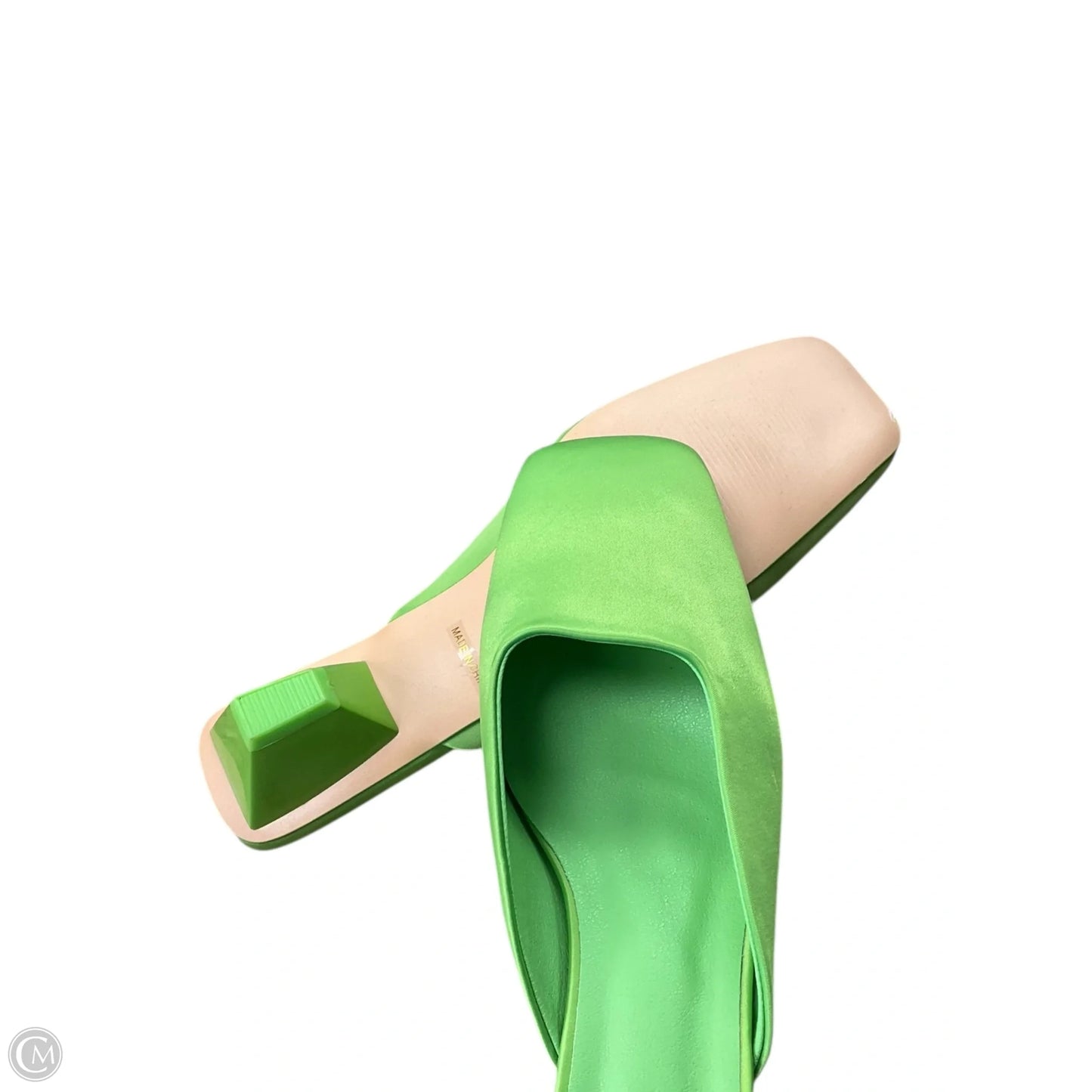 Shoes Heels Kitten By Cmf In Green, Size: 10