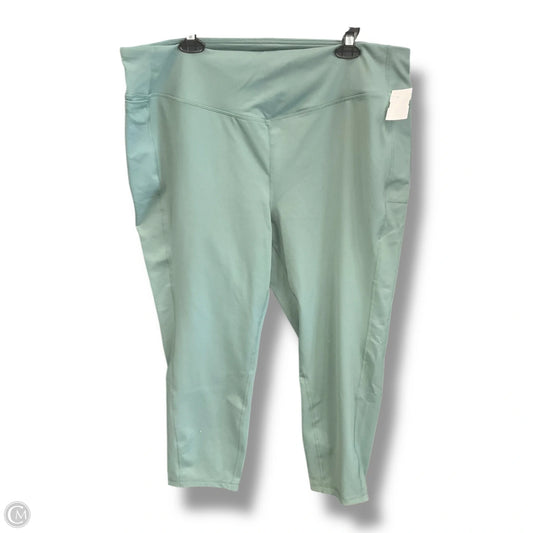 Athletic Leggings By Torrid In Green, Size: 3x