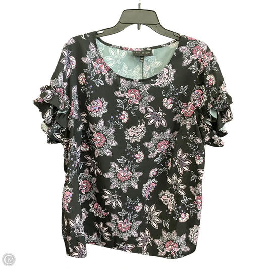 Top Short Sleeve By Lane Bryant In Multi-colored, Size: Xxl